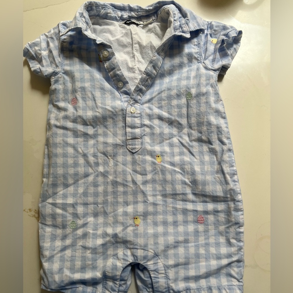 Janie and jack Easter onesie